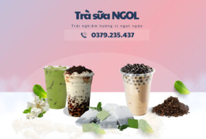 trà sữa ngol tạo hình ảnh thương hiệu