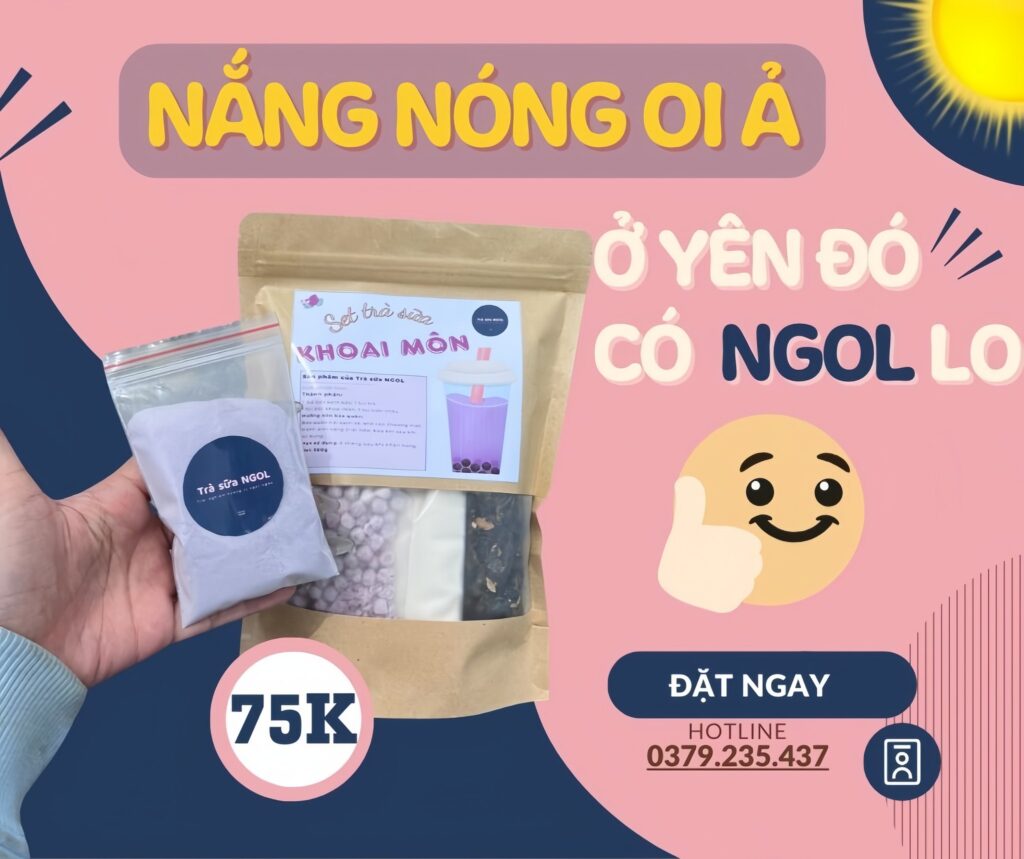 ở yên đó có trà sữa ngol